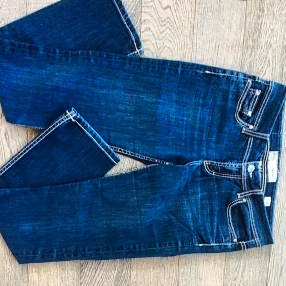 BKE Payton rhinestone pocket skinny jeans
